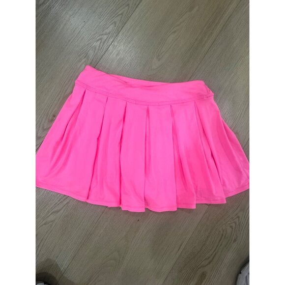 Big Girls Hot Pink Pleated Athletic Skort By Ideology L - Picture 1 of 6